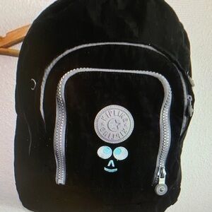 Kipling‎ Hiker Expandable Backpack -Black Mint Trim
